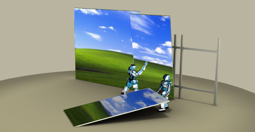 3d wallpaper robots